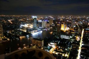 Lebua Sky Bar night view