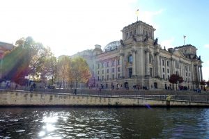 Berlin Friedrichshain-Kreuzberg Spree river view