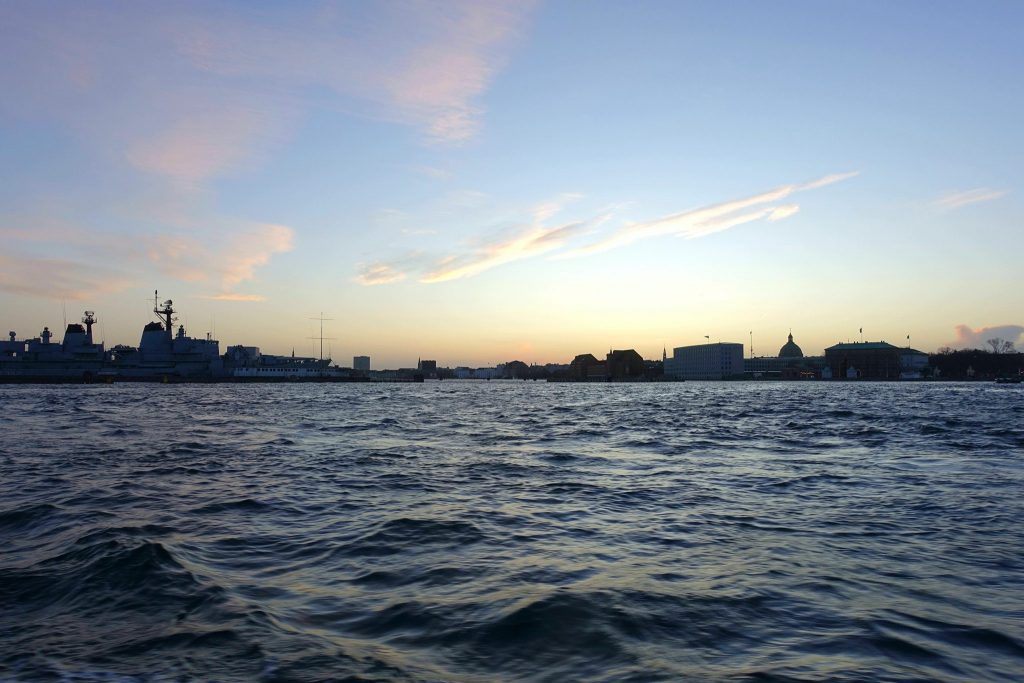 Christmas time in Copenhagen boat trip from Nyhavn