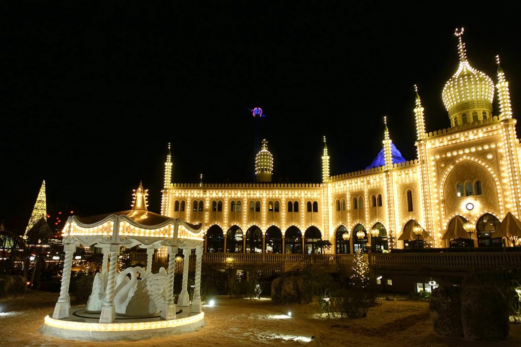 Christmas time in Copenhagen visiting Tivoli