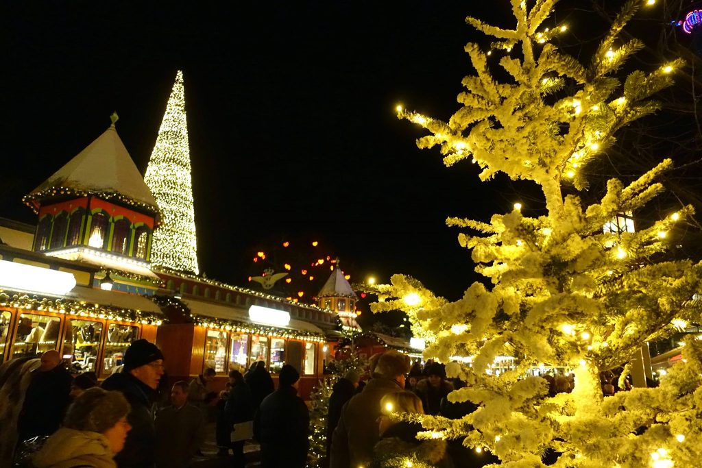 Christmas time in Copenhagen visiting Tivoli