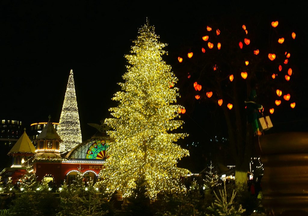 Christmas time in Copenhagen visiting Tivoli