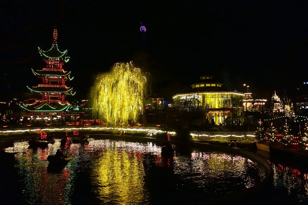 Christmas time in Copenhagen visiting Tivoli