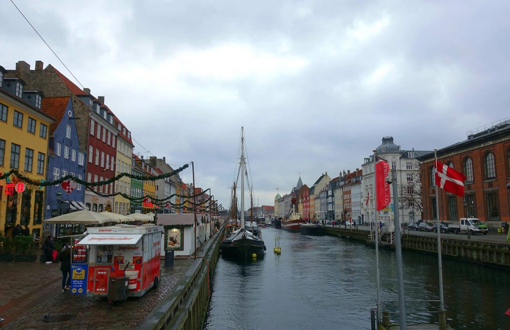 Christmas time in Copenhagen boat trip from Nyhavn