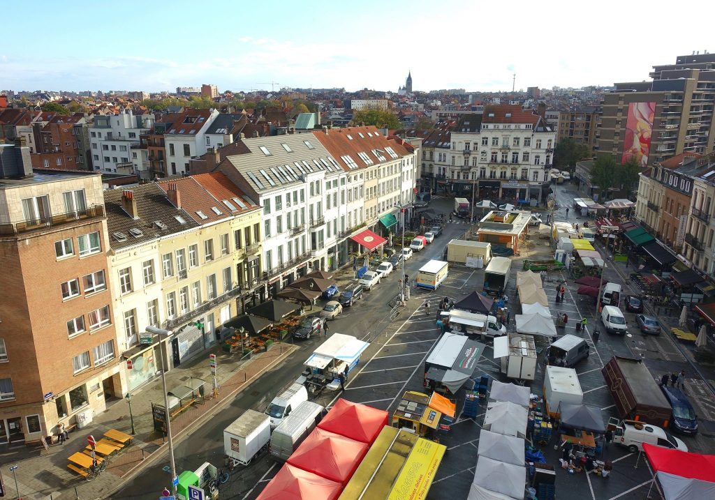 Sofitel L'Europe Brussels terrace view Place Jourdan